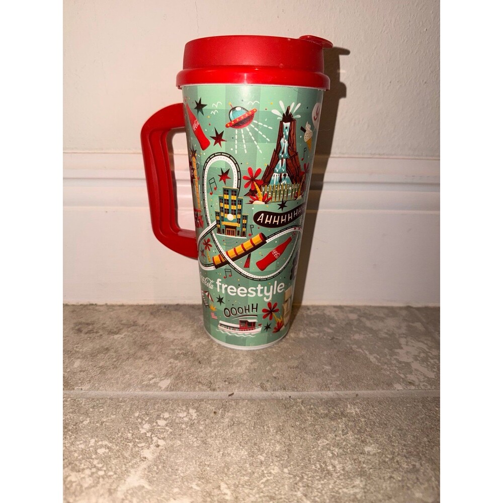 Drink Cup Universal Studios Coca Cola Freestyle Travel cup Clean green refill